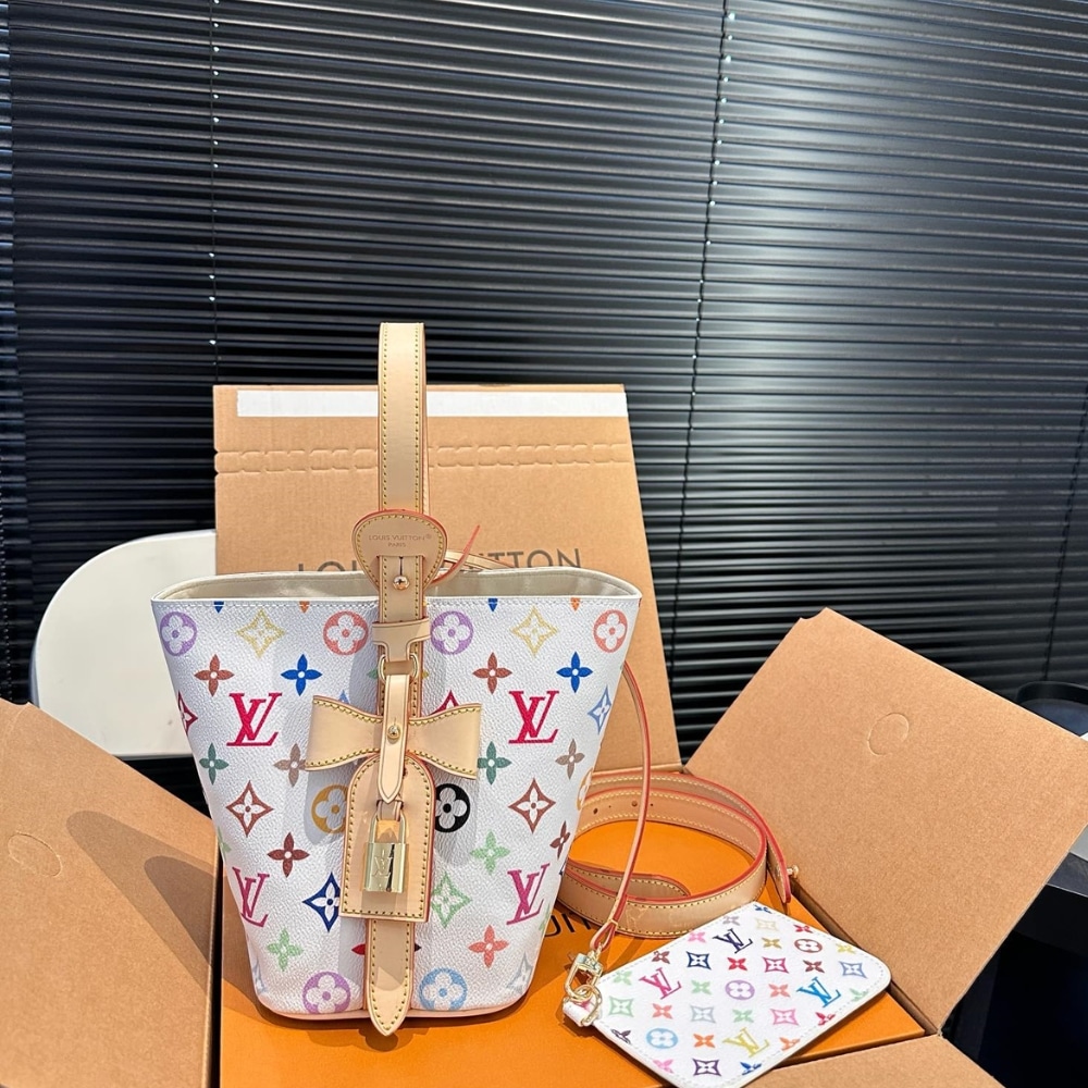 LOUIS VUITTON X TAKASHI MURAKAMI ALL IN BB WHITE MULTICOLORED 16CM M13089 - Image 3