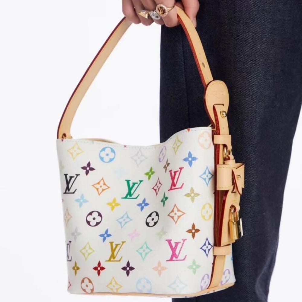 LOUIS VUITTON X TAKASHI MURAKAMI ALL IN BB WHITE MULTICOLORED 16CM M13089 - Image 7