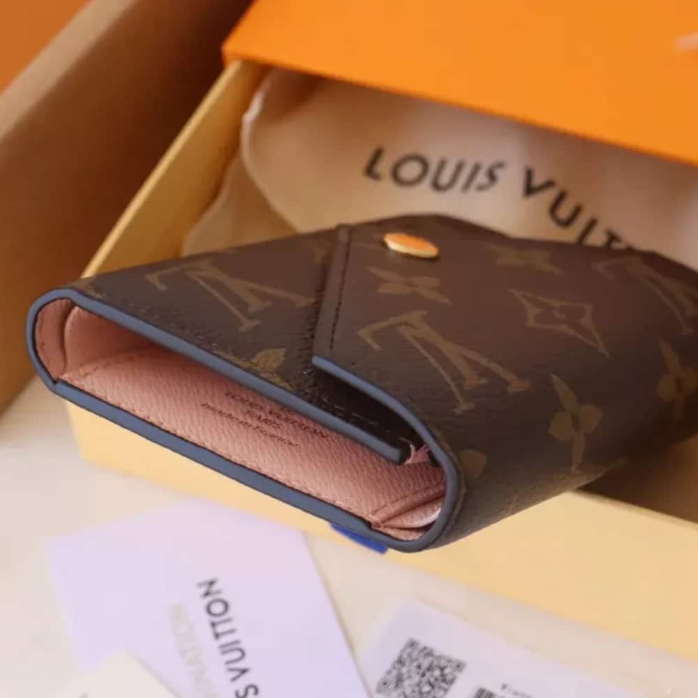 LOUIS VUITTON VICTORINE WALLET MONOGRAM ROSE BALLERINE 12CM M62360 - Image 3