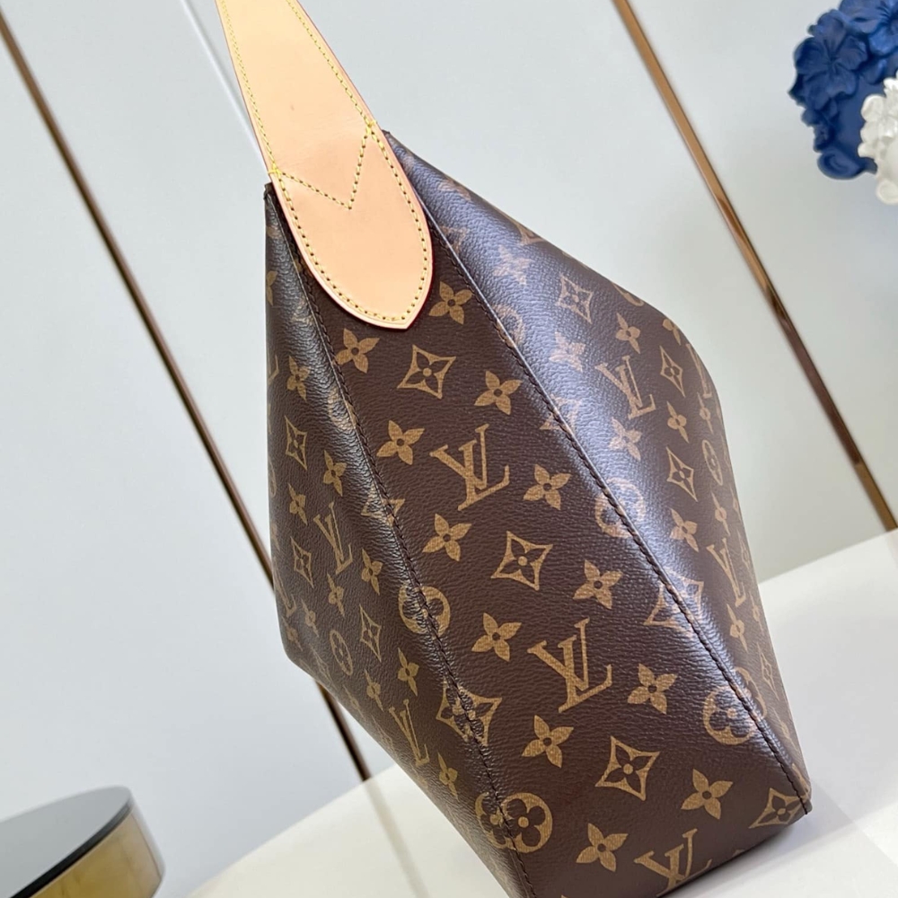 LOUIS VUITTON SLOUCHY MM BAG BROWN 40CM M12098 - Image 3