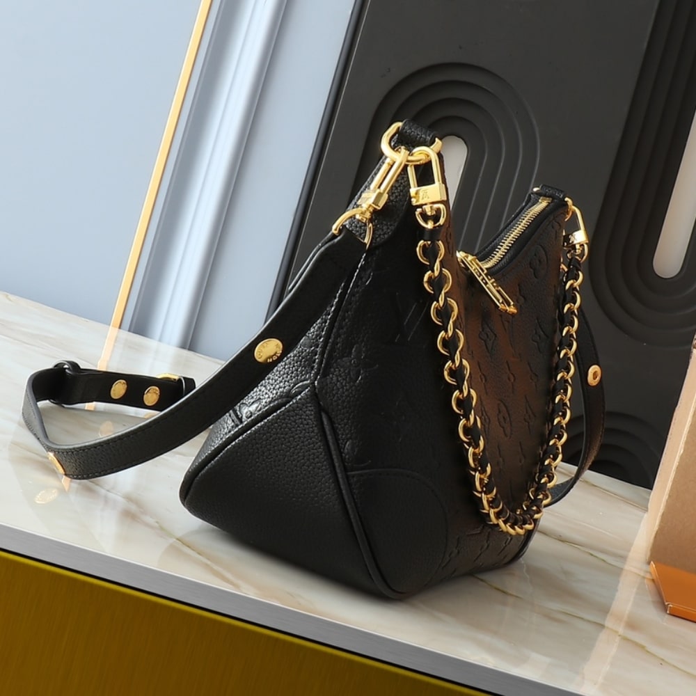 LOUIS VUITTON BOULOGNE MONOGRAM EMPREINTE LEATHER BLACK 29CM M12930 - Image 8