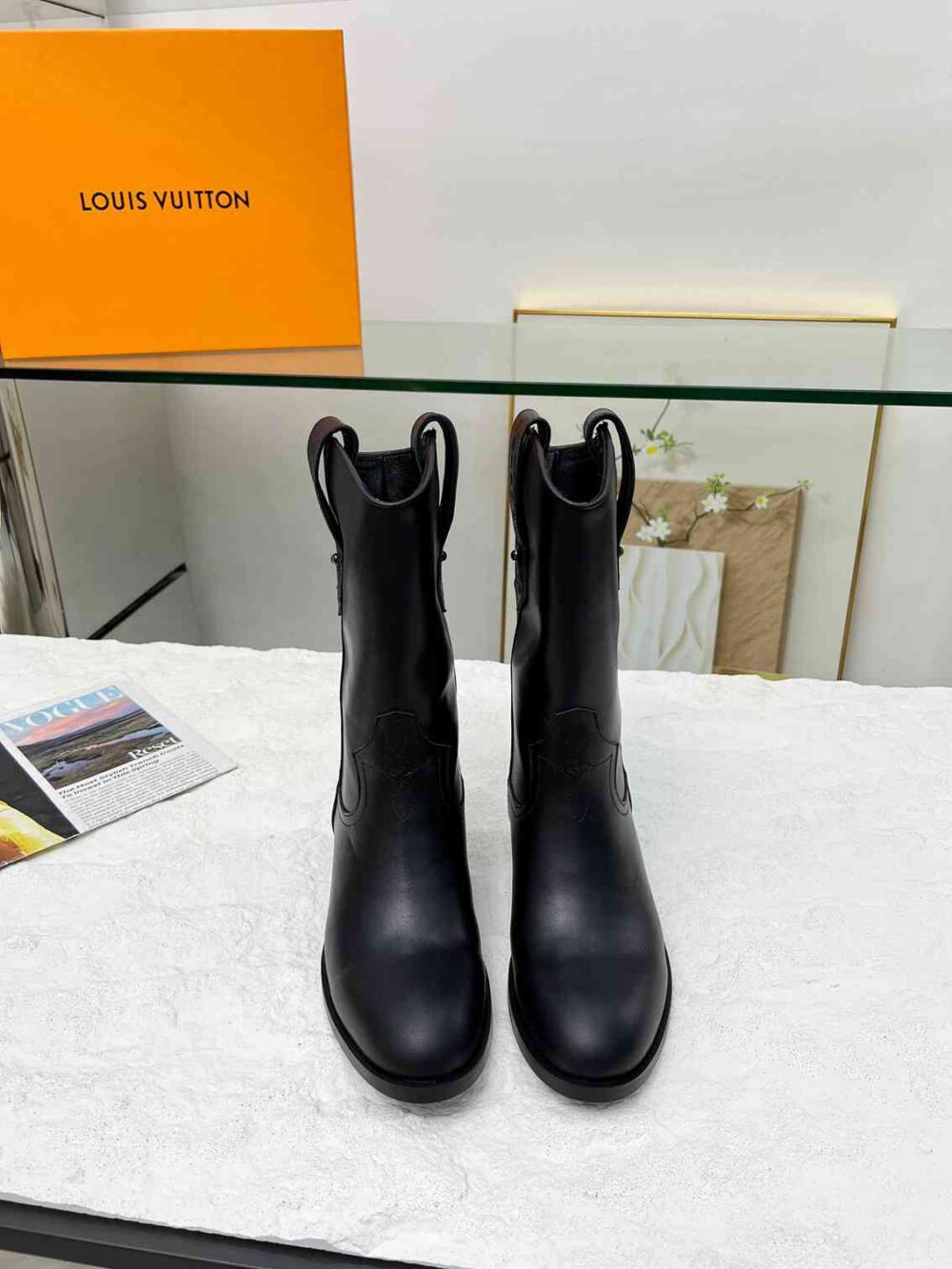 Alternative view of LOUIS VUITTON LV RIDER BOOTS BLACK 1AD7HT