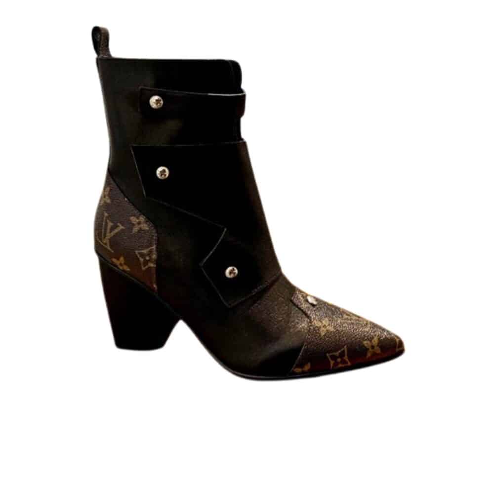 LOUIS VUITTON TRINITY BOOT MONOGRAM AND BLACK