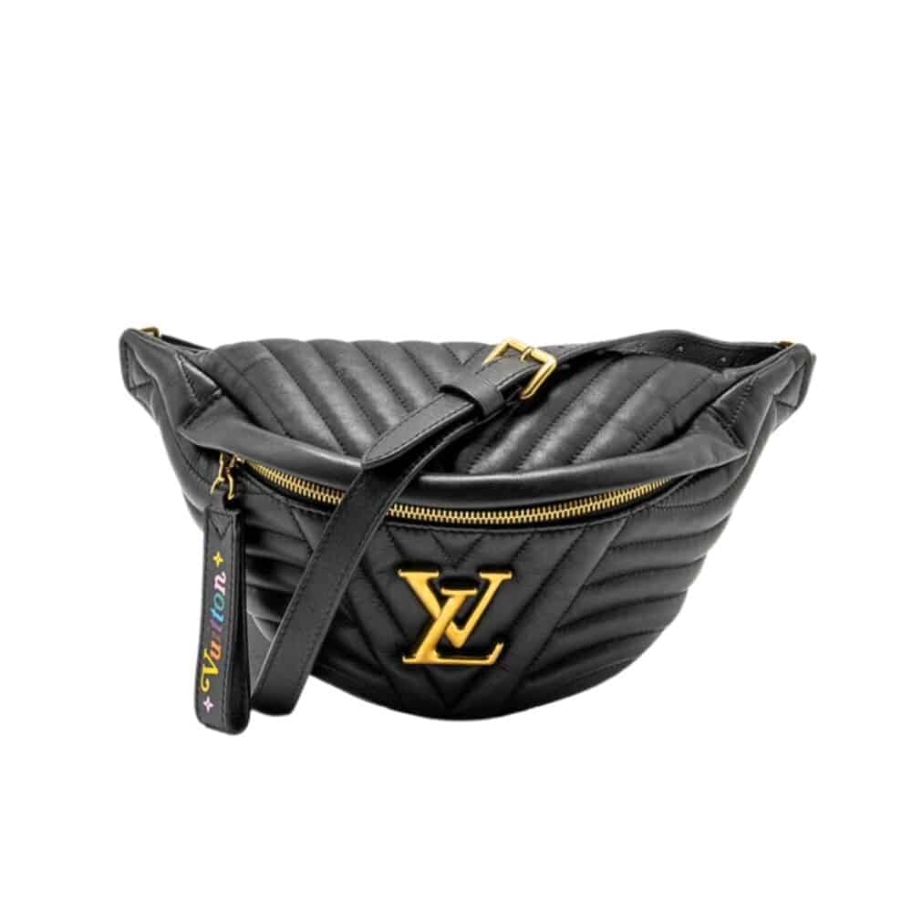 LOUIS VUITTON NEW WAVE BUMBAG BLACK 32CM