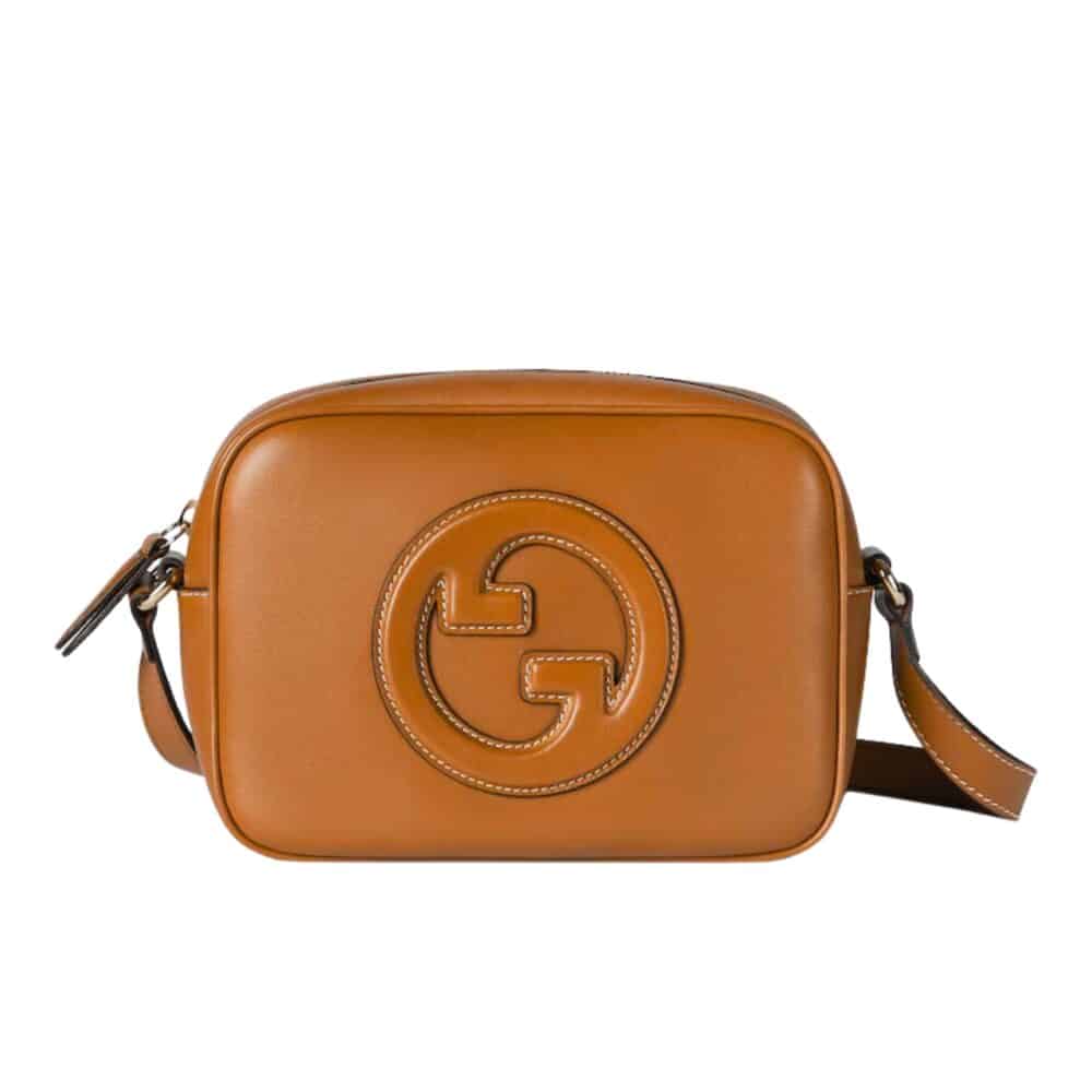 GUCCI BLONDIE MINI SHOULDER BAG BROWN 20CM 820429 AAEDB 2718