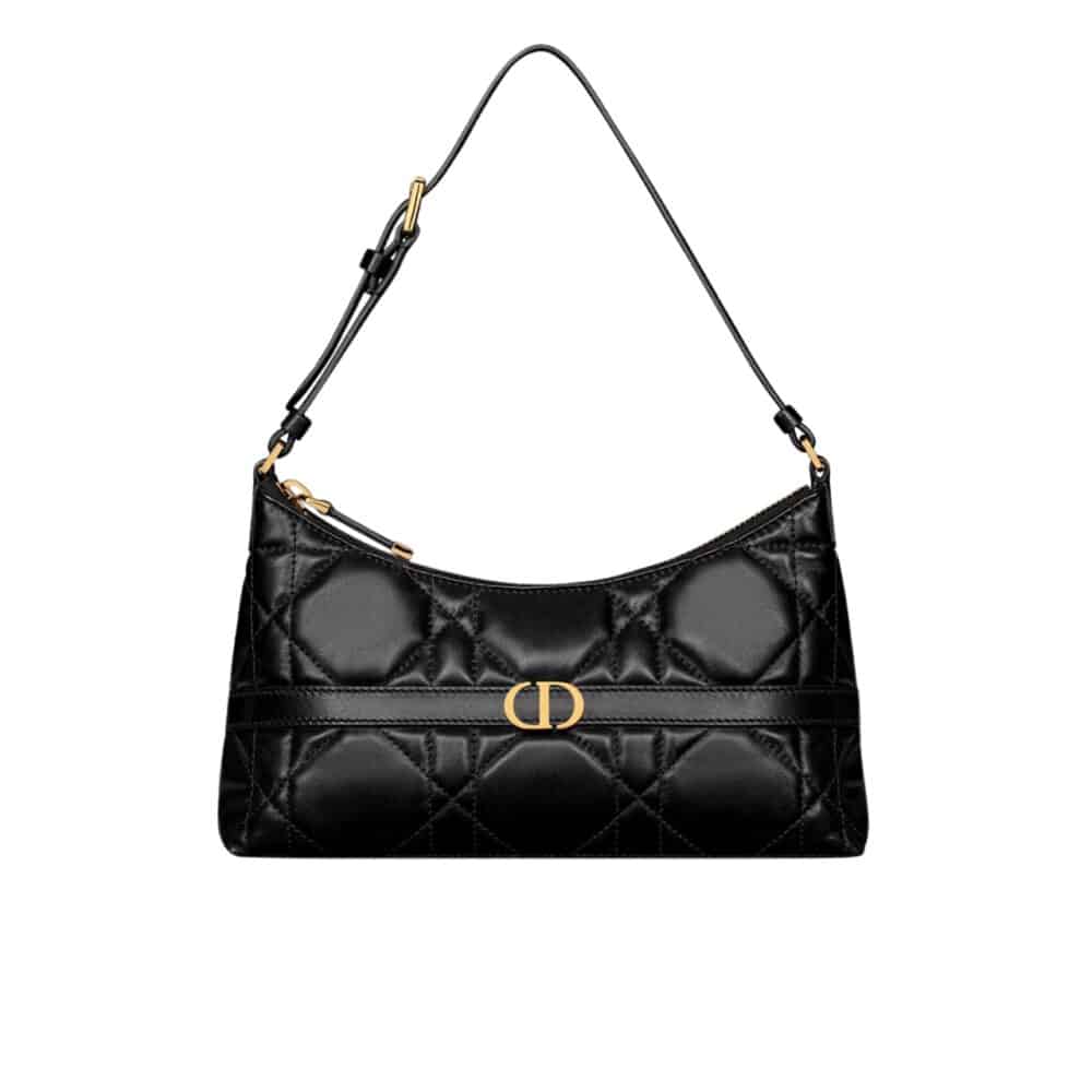 DIOR MISS CARO CIGALE MINI BAG BLACK 23CM S5232UHAG M900