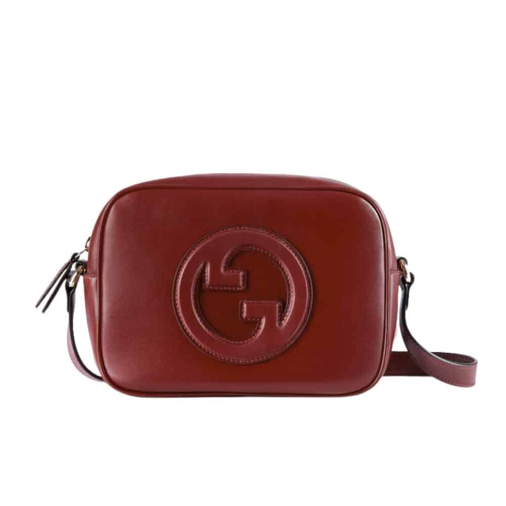 GUCCI BLONDIE MINI SHOULDER BAG ROSSO ANCORA RED 20CM 820429 AAEDB 6207