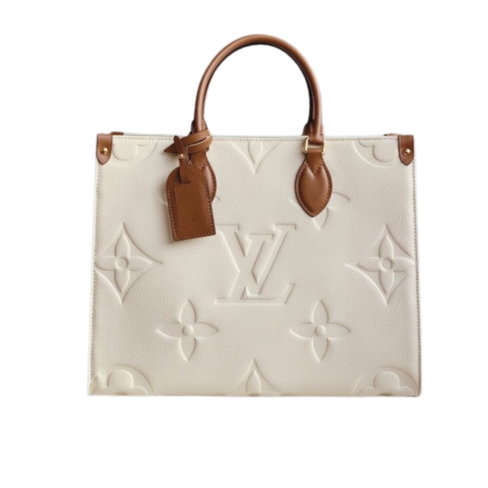 LOUIS VUITTON ONTHEGO GM WHITE BAG 41CM M44558