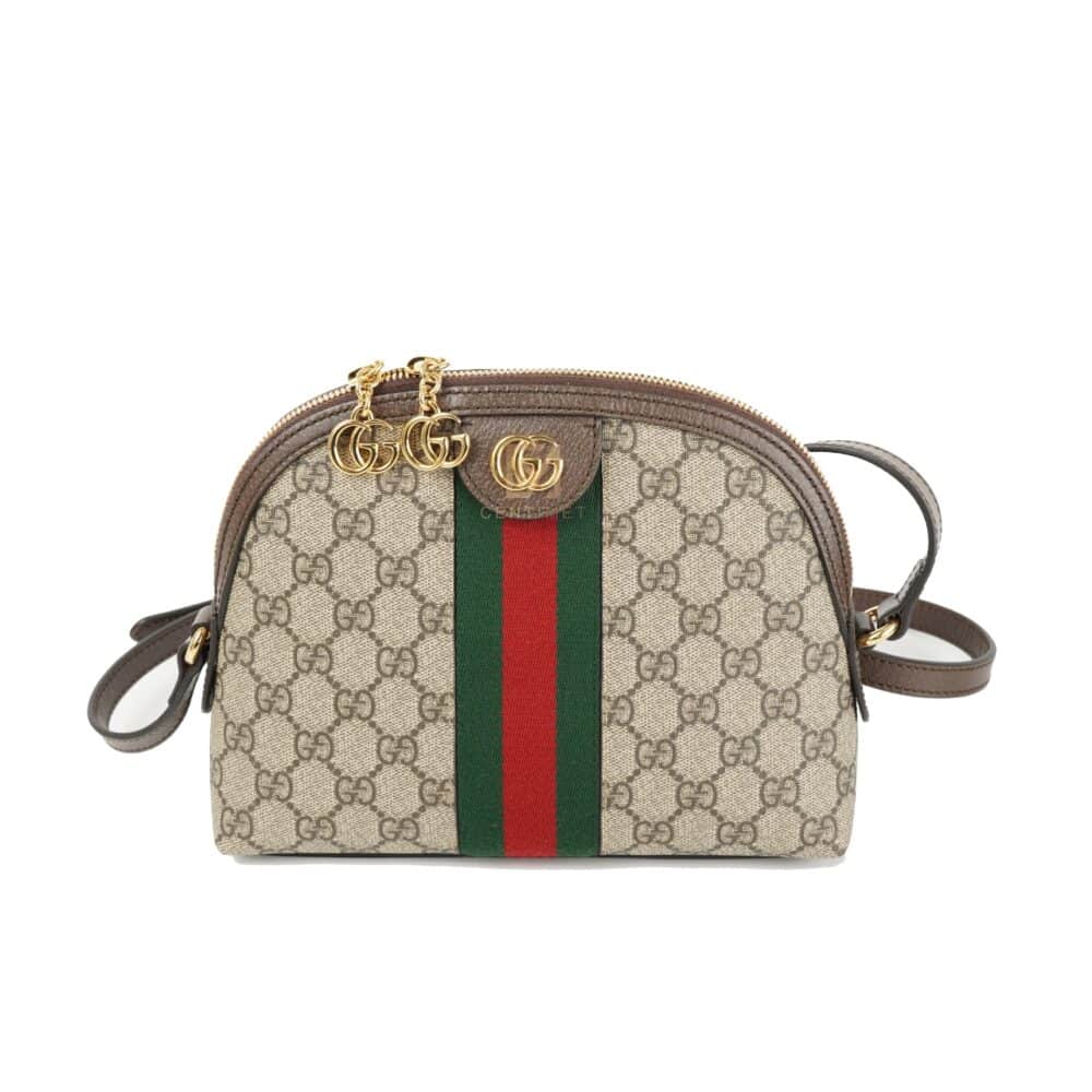 GUCCI OPHIDIA GG SHOULDER GG SUPREME BROWN 23CM 499621 K05NG 001