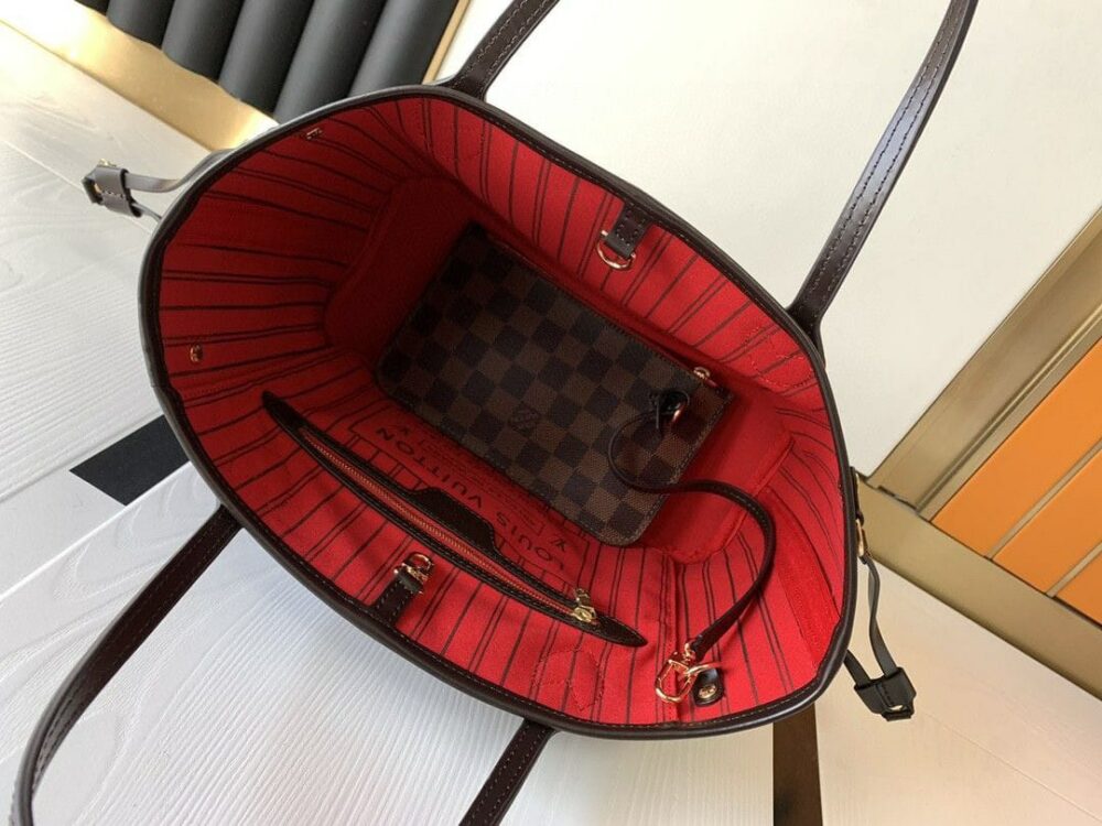 LOUIS VUITTON NEVERFULL PM DAMIER EBENE 29CM N41359 - Image 5