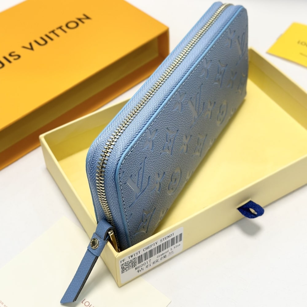 LOUIS VUITTON ZIPPY WALLET MONOGRAM BLUE HOUR 19CM M83225 - Image 6