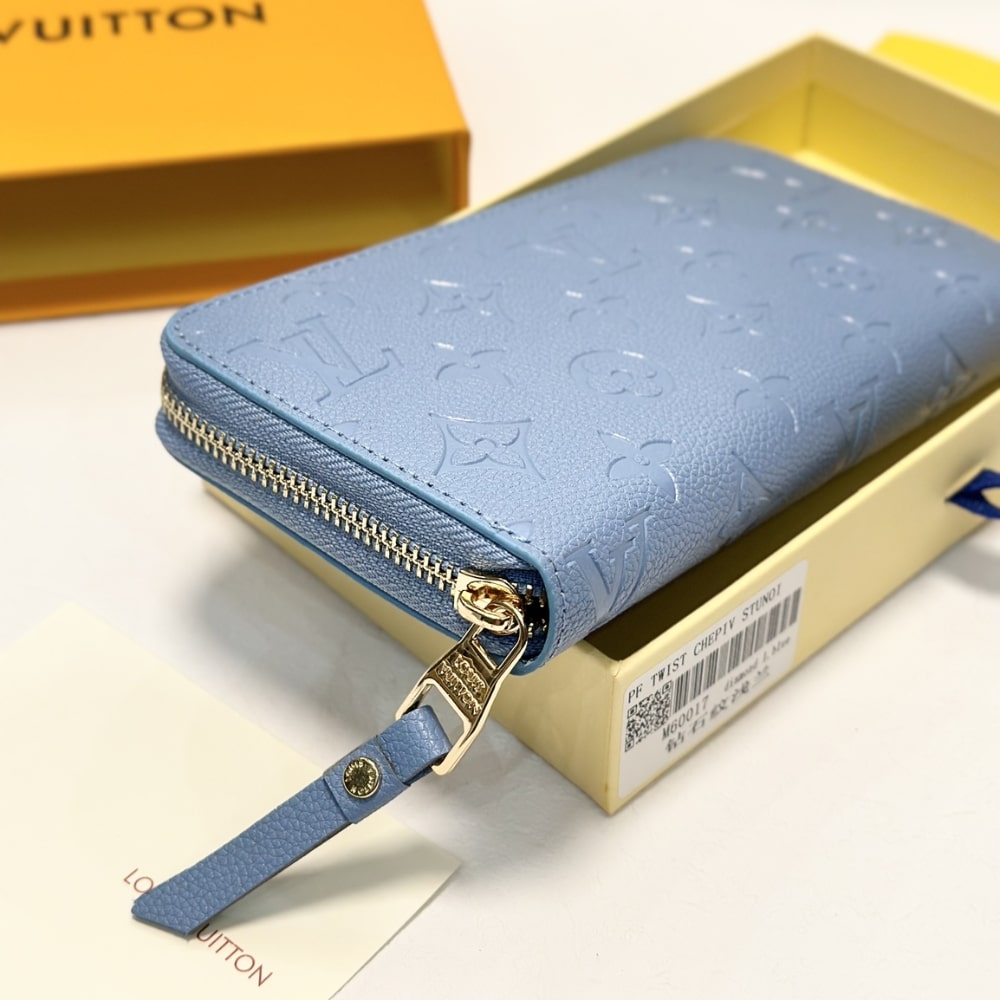 LOUIS VUITTON ZIPPY WALLET MONOGRAM BLUE HOUR 19CM M83225 - Image 7