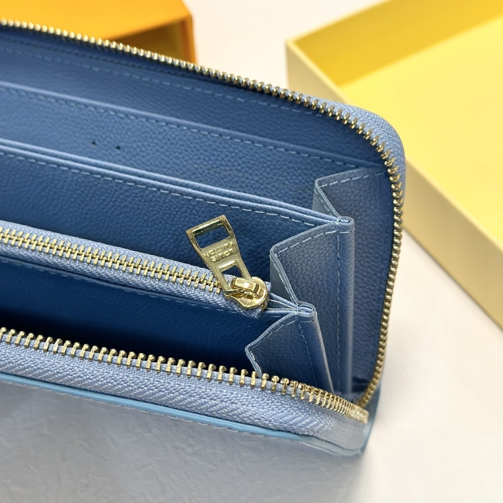 LOUIS VUITTON ZIPPY WALLET MONOGRAM BLUE HOUR 19CM M83225 - Image 9