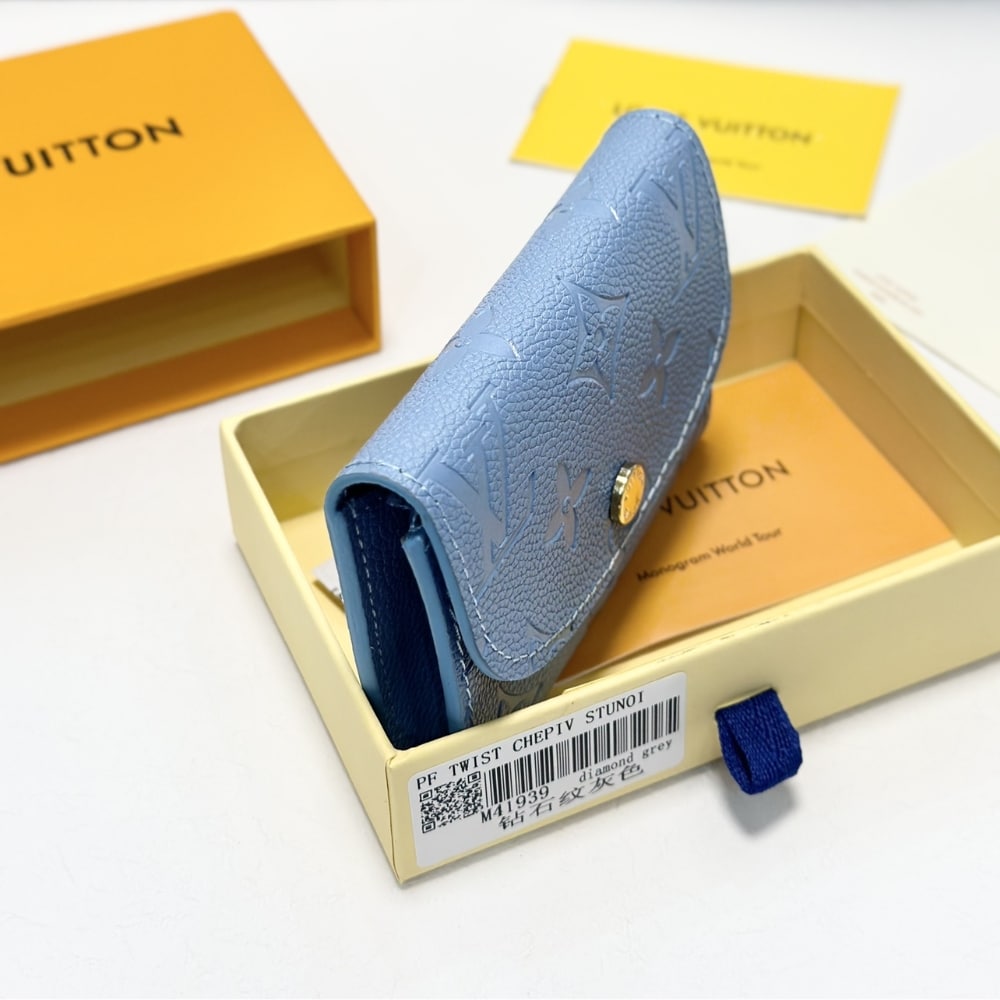 LOUIS VUITTON ROSALIE COIN PURSE BLUE HOUR 11CM M83231 - Image 3