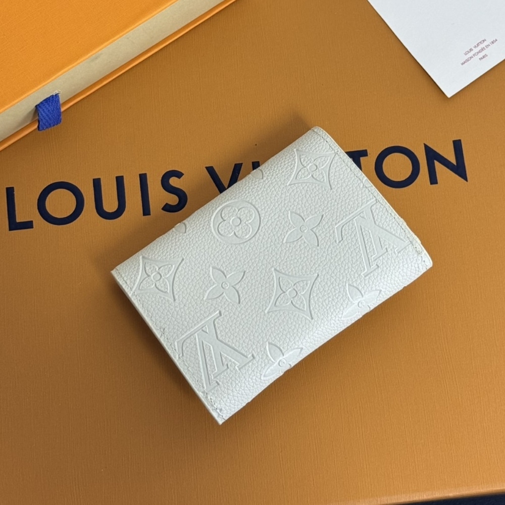 LOUIS VUITTON ROSALIE COIN PURSE WHITE 11CM - Image 3
