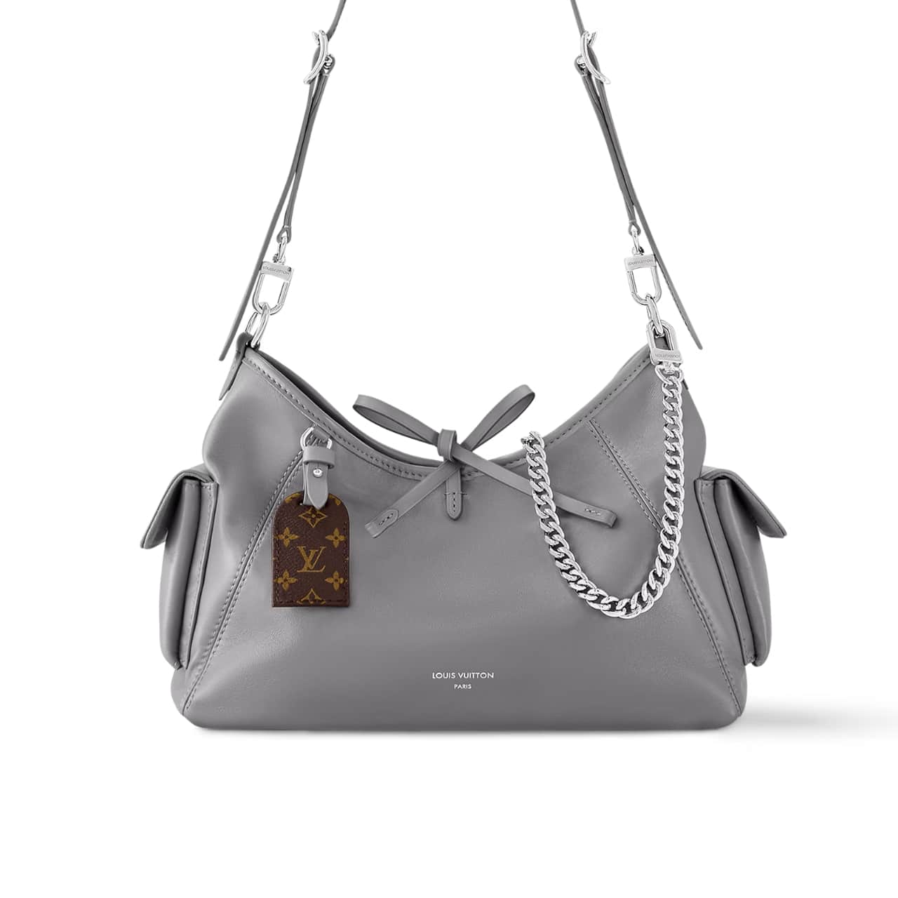 LOUIS VUITTON CARRYALL CARGO VIBE PM GRIS TRIANON 30CM M12579