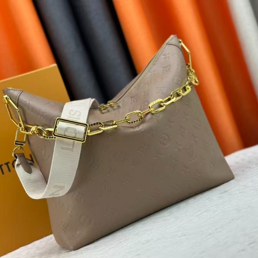 Louis Vuitton Coussin Hobo MM Galet Grey 30Cm M12071 - Image 3