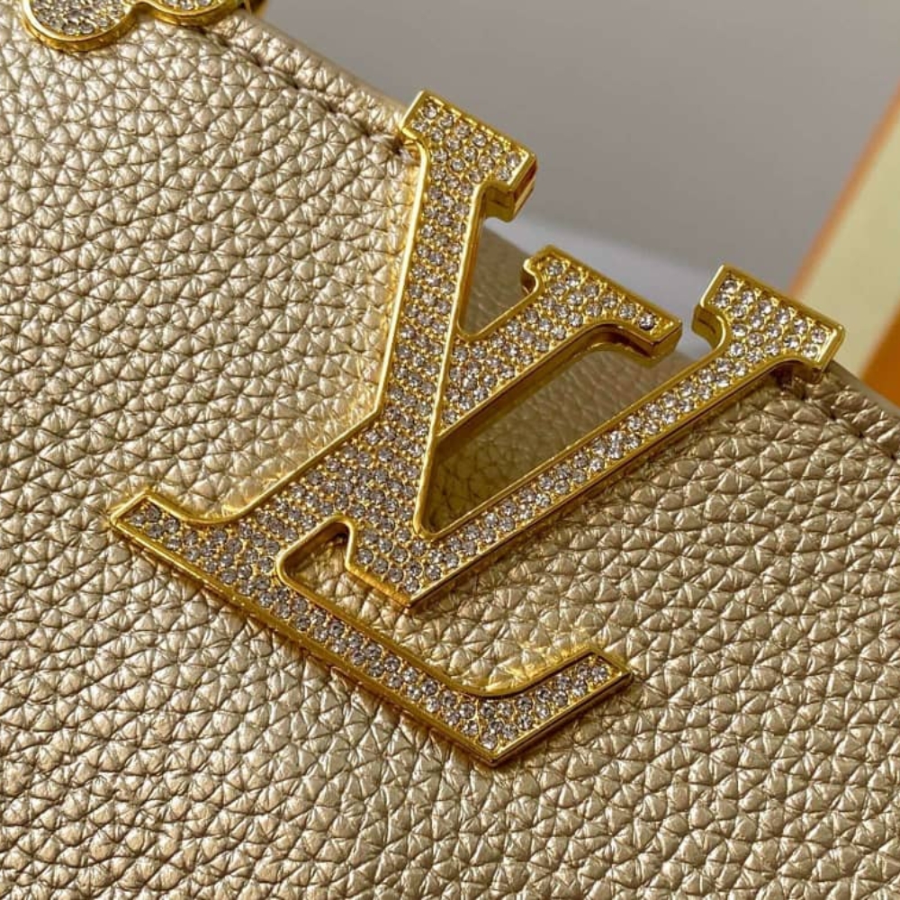 LOUIS VUITTON CAPUCINES MINI GOLD 21CM M24583 - Image 4