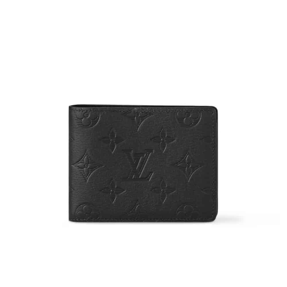 LOUIS VUITTON MULTIPLE WALLET MONOGRAM BLACK 12CM M82072