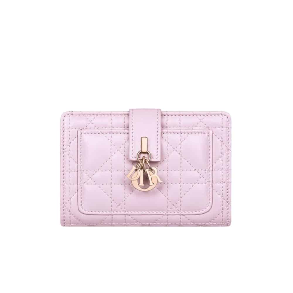 DIOR MY DIOR DITTANY CANNAGE WALLET LIGHT PURPLE 13.5CM