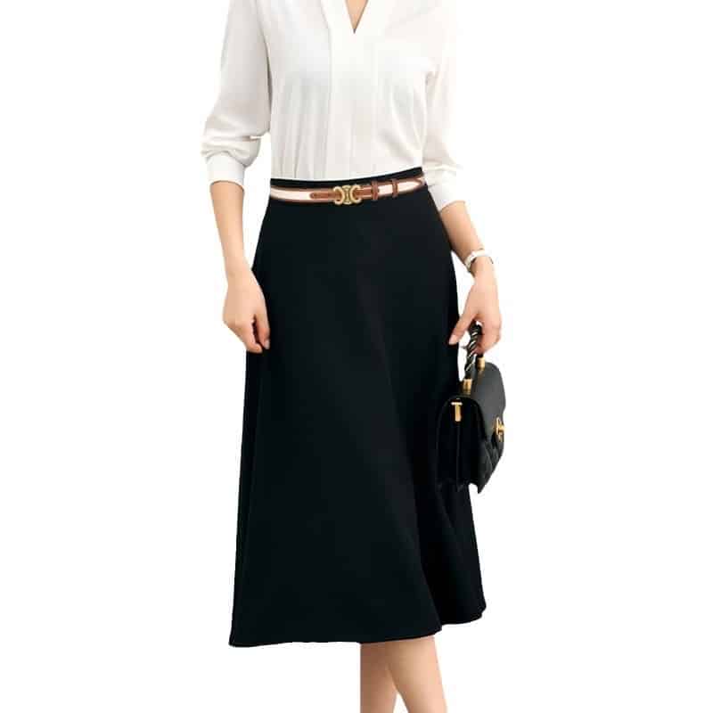 CELINE WOMEN MEDIUM TRIOMPHE BELT IN TEXTILE AND WHITE 25MM - Image 7