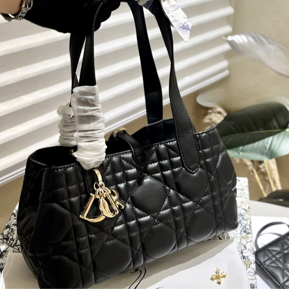 Alternative view of DIOR TOUJOURS SMALL BAG BLACK 23CM M2822OSHJ M900