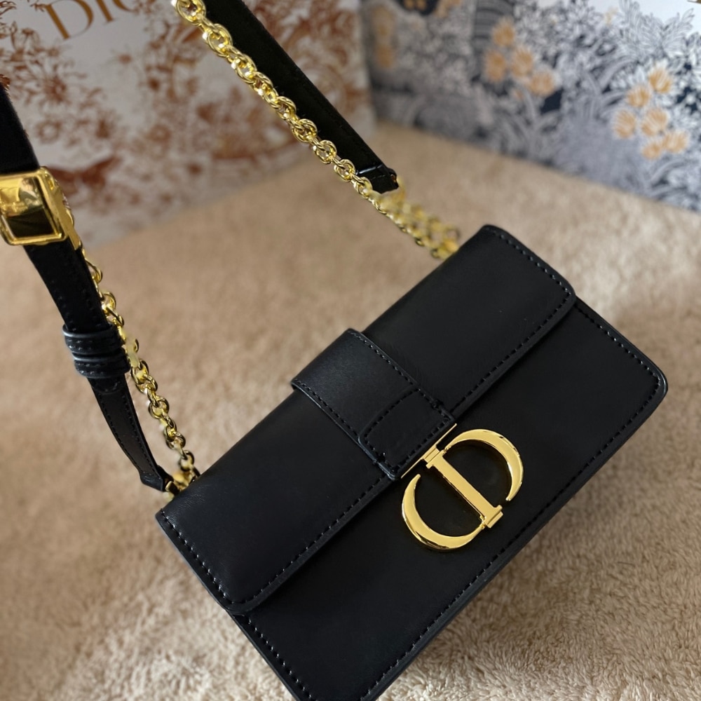Alternative view of DIOR 30 MONTAIGNE EAST WEST BAG WITH CHAIN BLACK 21CM M9334UHEL M900