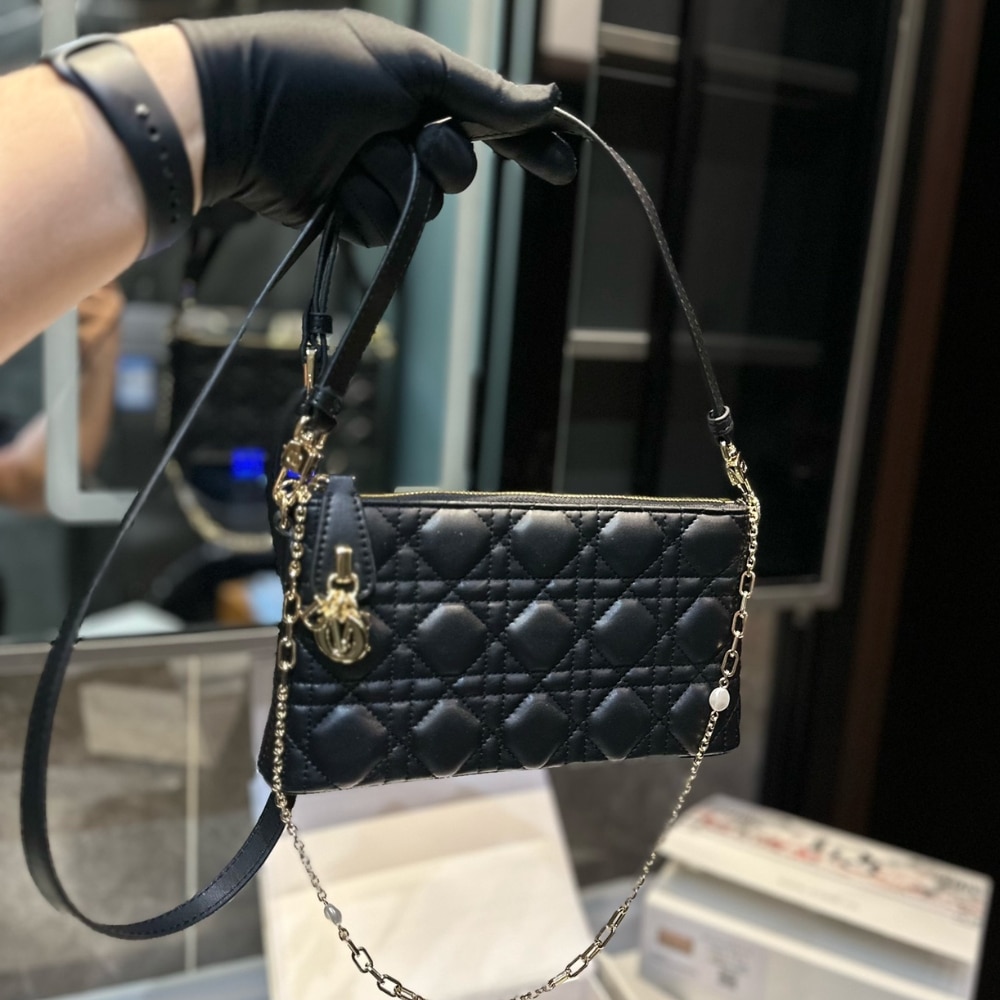 Alternative view of DIOR MISS MIDI MINI BAG BLACK 23CM S6006ONMJ M900