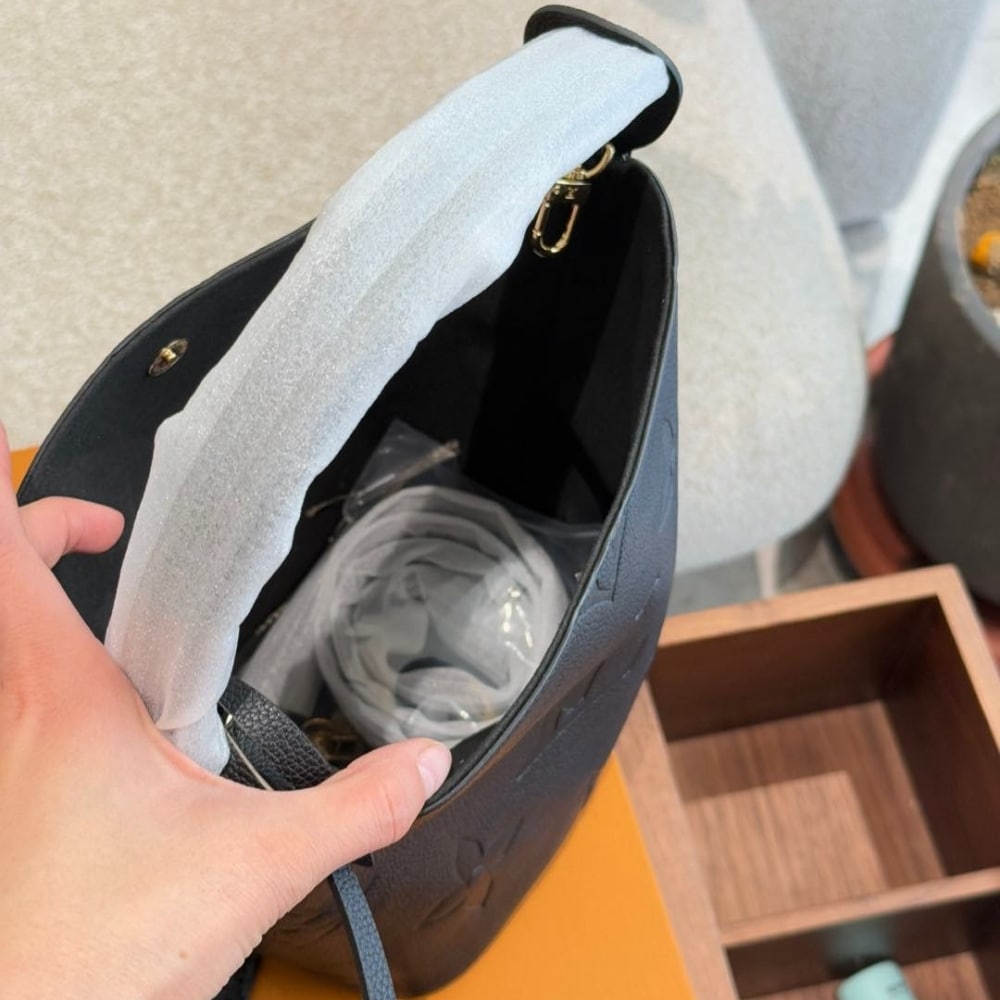 LOUIS VUITTON ALL IN BB BAG BLACK 18CM M13480 - Image 3