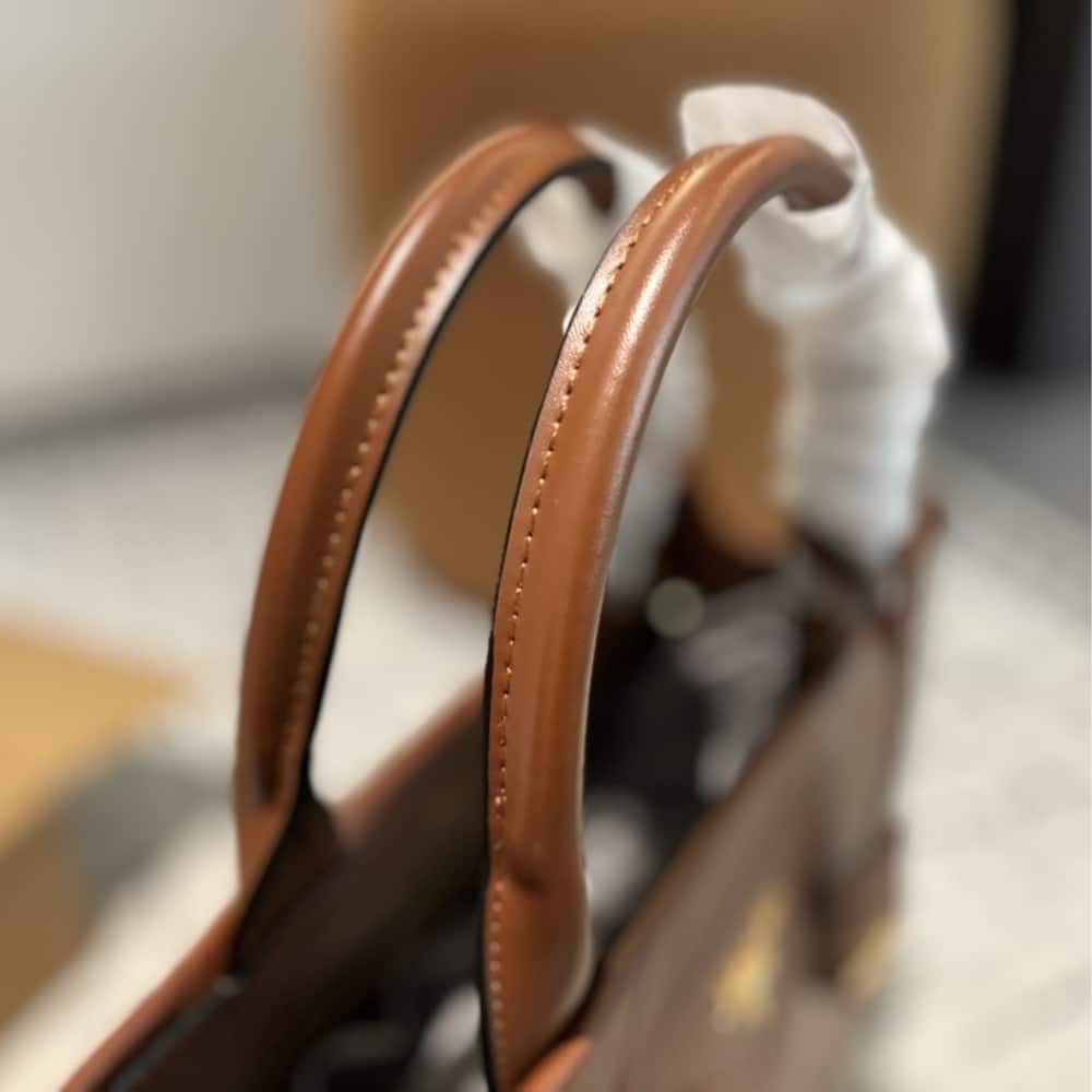 PRADA SMALL SYMBOLE BAG WITH TOPSTITCHING CARAMEL 28CM 1BA379 ASK F03OE V OCO - Image 3