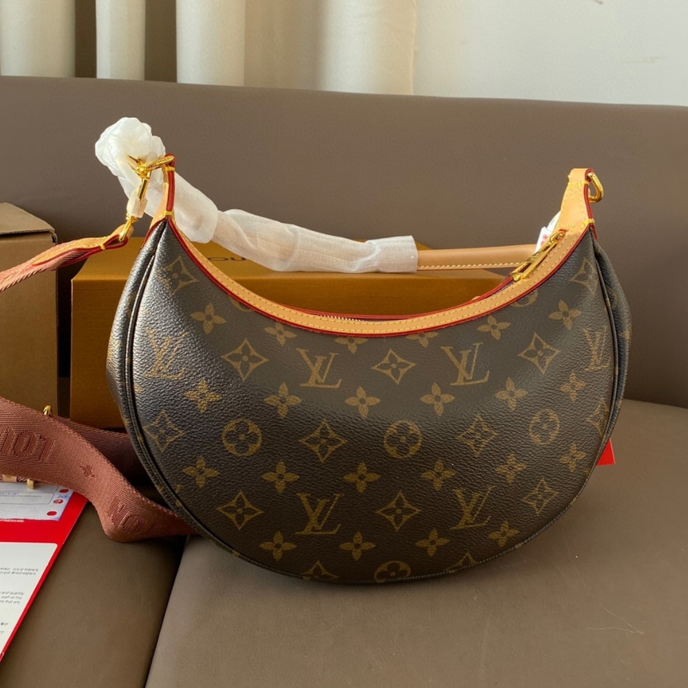 LOUIS VUITTON LOOPING BAG MONOGRAM BROWN 28CM M12939 - Image 5