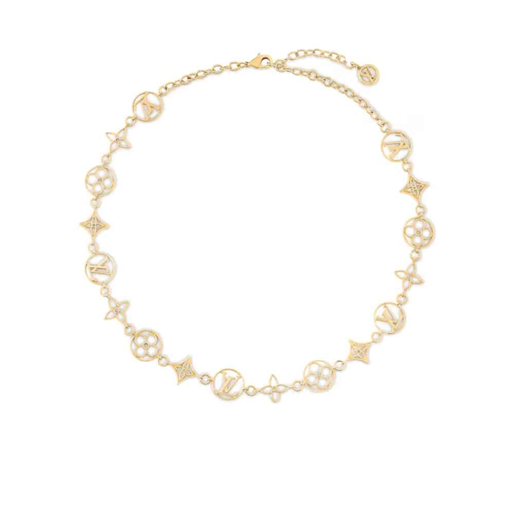 LOUIS VUITTON LV LACE NECKLACE GOLD M01057