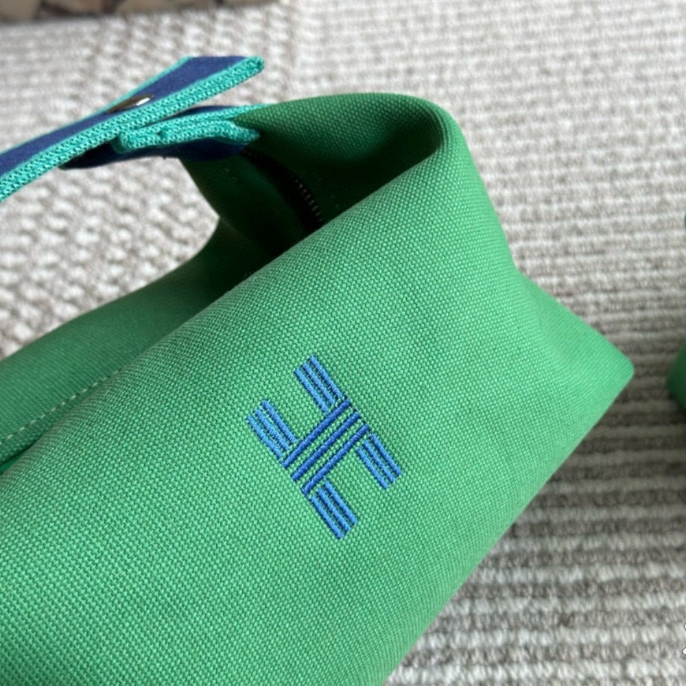 HERMES BRIDE A BRACE CASE GREEN 25CM - Image 3