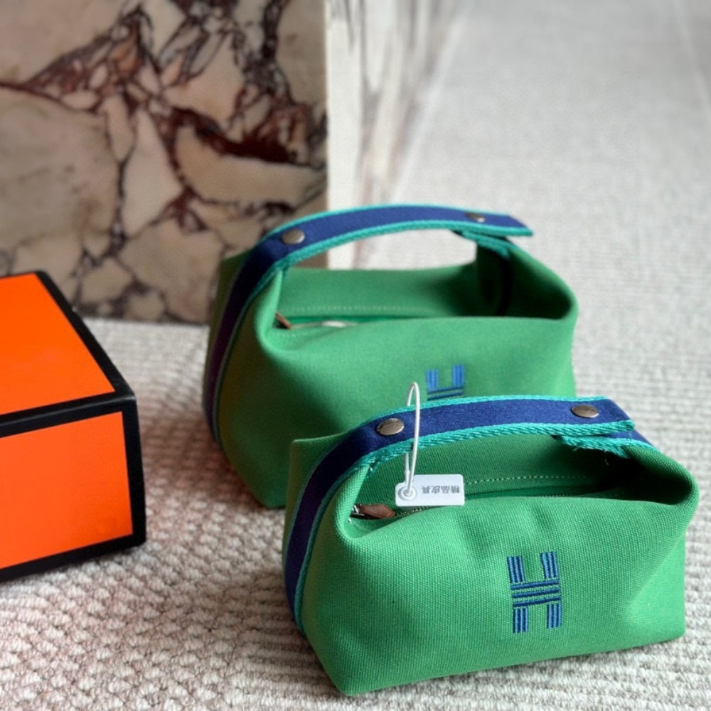 HERMES BRIDE A BRACE CASE GREEN 25CM - Image 4