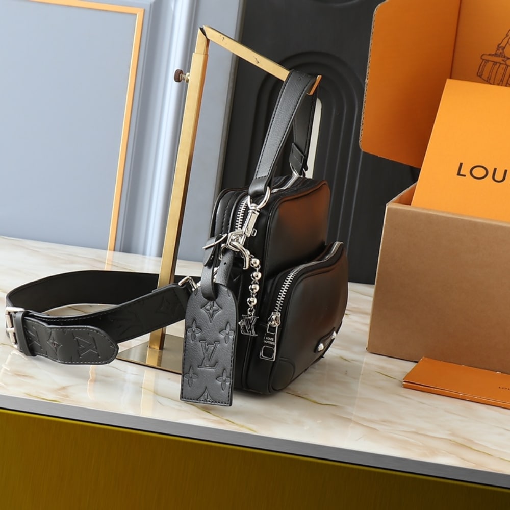 LOUIS VUITTON NIL BLACK 25CM M13987 - Image 5