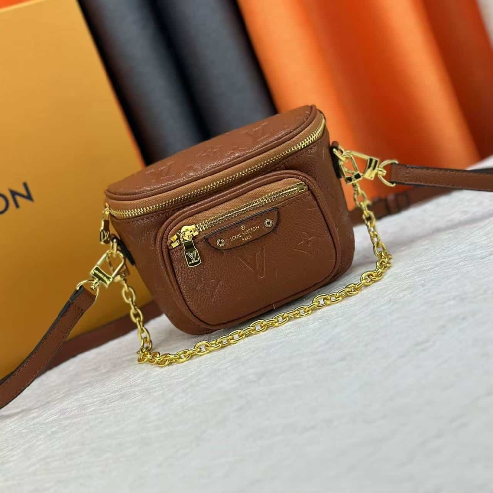 Alternative view of LOUIS VUITTON MINI BUMBAG COGNAC 17CM M12753