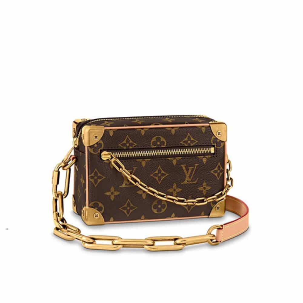 LOUIS VUITTON MINI SOFT TRUNK MONOGRAM BROWN 18CM