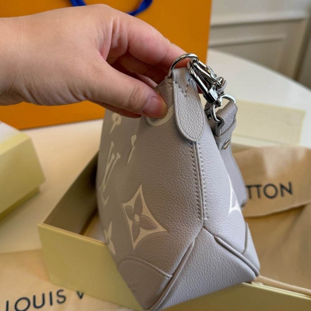 LOUIS VUITTON BOULOGNE BICOLOR MONOGRAM EMPREINTE LEATHER QUARTZ 27CM M14211 - Image 6