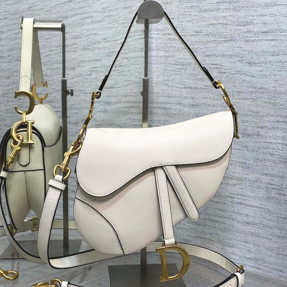 Alternative view of DIOR SADDLE BAG WITH STRAP BEIGE 28CM M0455CBAA M030