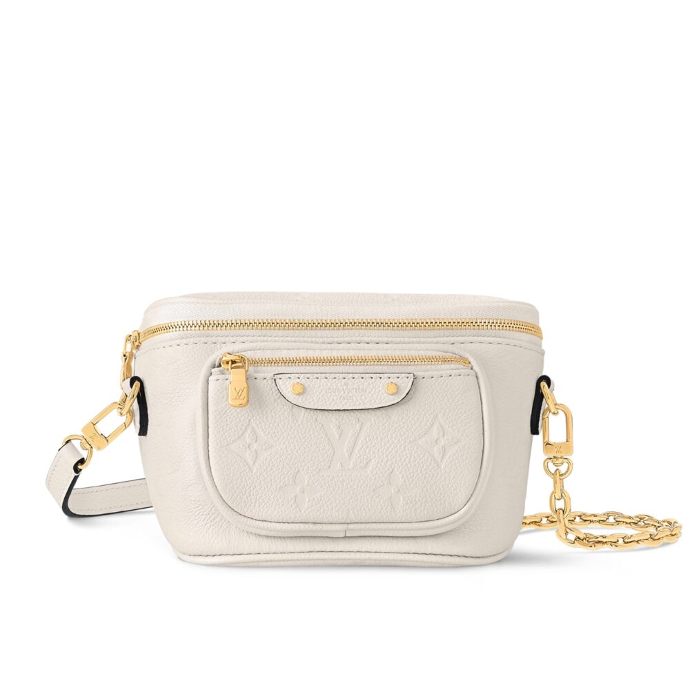 LOUIS VUITTON MINI BUMBAG CREAM 17CM M83275