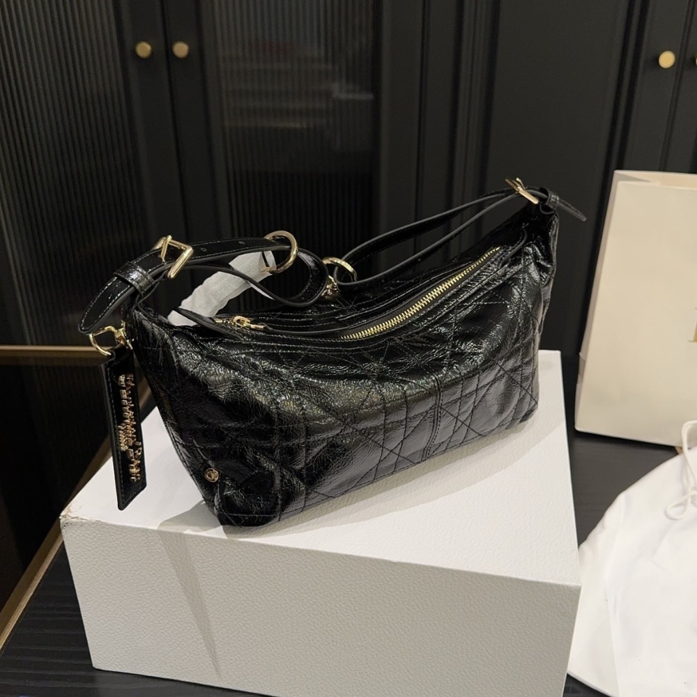 Alternative view of DIOR SMALL D JOURNEY BAG BLACK 24CM M2416UNUO M900