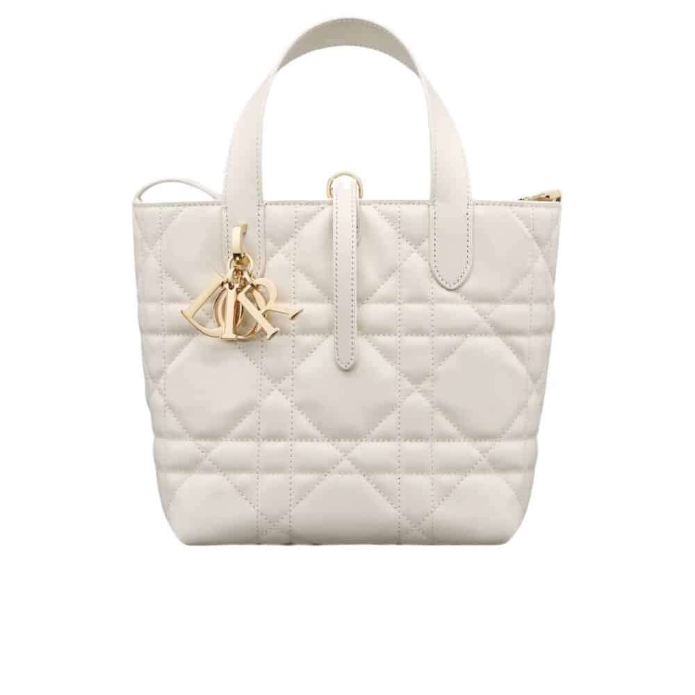 DIOR SMALL TOUJOURS VERTICAL TOTE BAG LATTE 20CM M2835OSNW M030