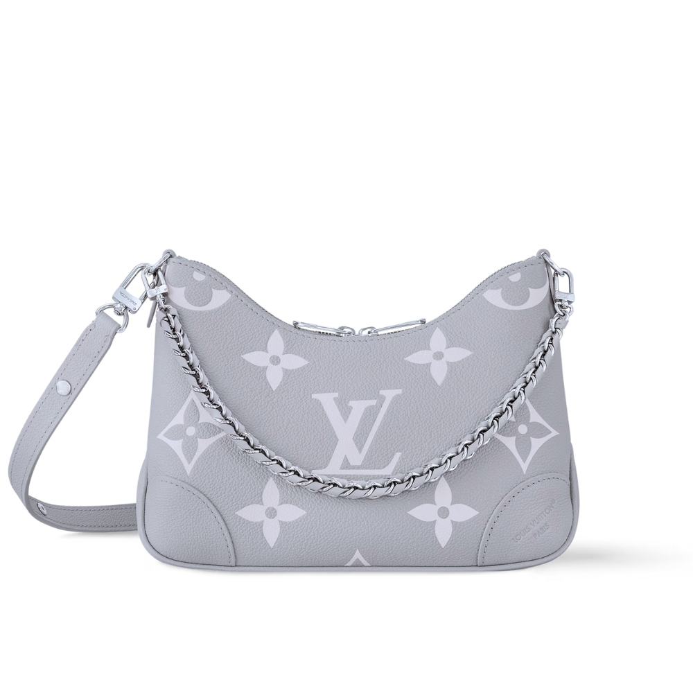 LOUIS VUITTON BOULOGNE BICOLOR MONOGRAM EMPREINTE LEATHER QUARTZ 27CM M14211