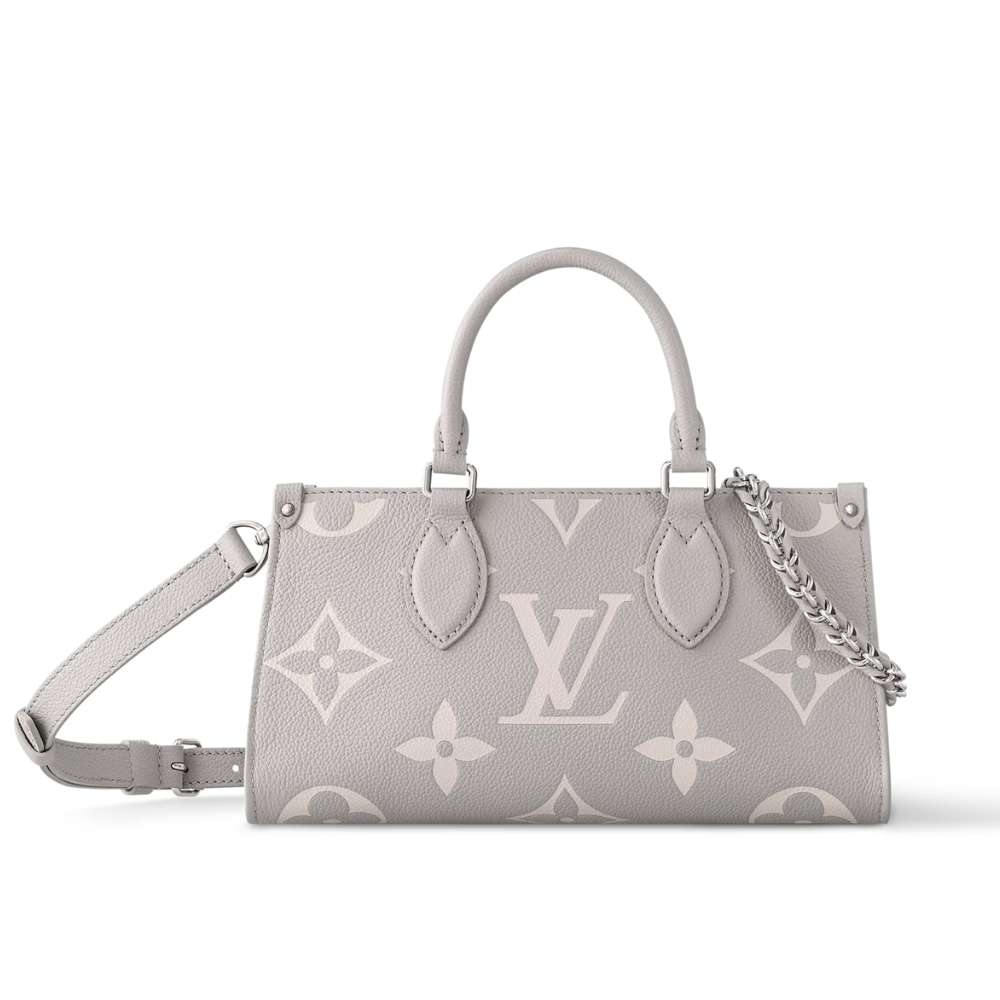 LOUIS VUITTON ONTHEGO EAST WEST BICOLOR GREY 25CM M14213