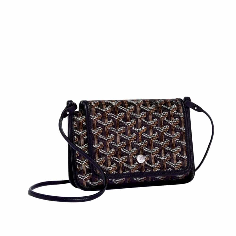 GOYARD PLUMET POCKET WALLET BLACK 21CM PLUMETPMLTY01CL01P