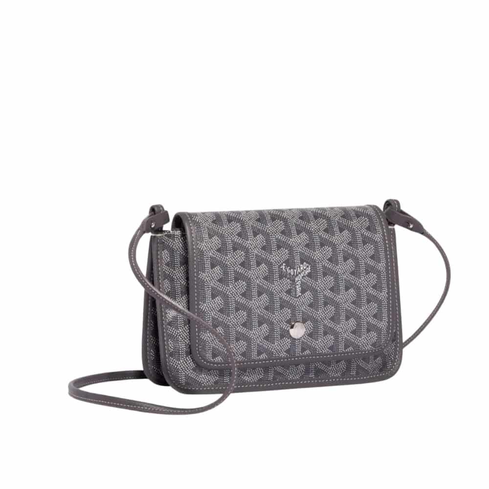 GOYARD PLUMET POCKET WALLET GREY 21CM PLUMETPMLTY51CL51P