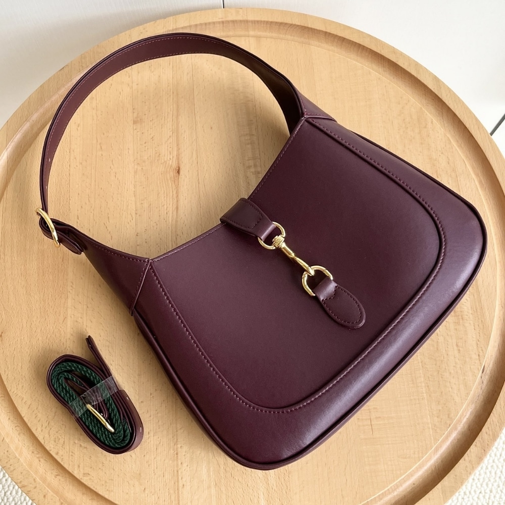 GUCCI JACKIE 1961 MEDIUM TOTE BAG ROSSO ANCORA LEATHER 27CM 810232 AADDX 6449 - Image 5