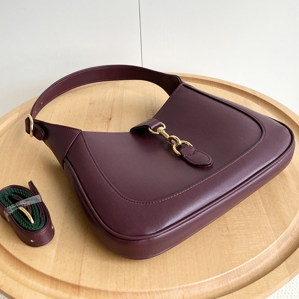 GUCCI JACKIE 1961 MEDIUM TOTE BAG ROSSO ANCORA LEATHER 27CM 810232 AADDX 6449 - Image 4