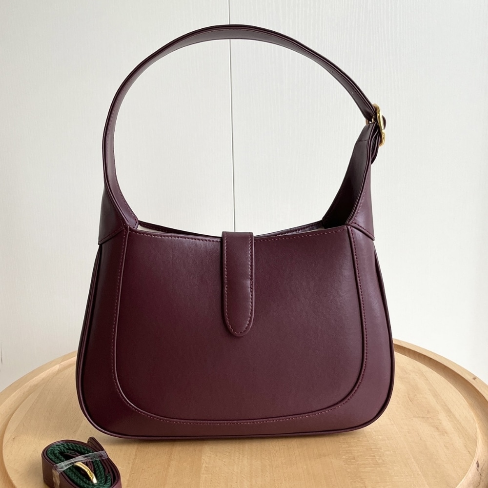 GUCCI JACKIE 1961 MEDIUM TOTE BAG ROSSO ANCORA LEATHER 27CM 810232 AADDX 6449 - Image 3