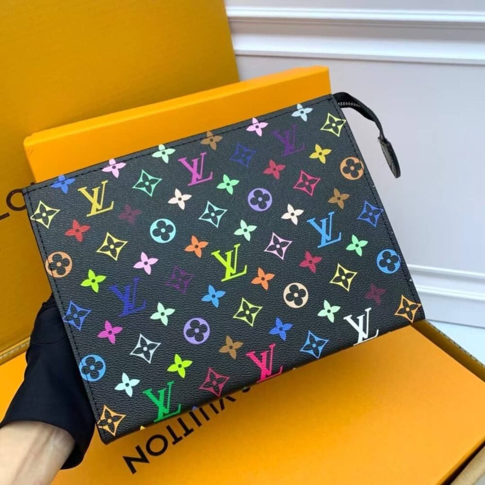 Alternative view of Louis Vuitton X Murakami Toiletry Pouch Monogram Black 25Cm M13746